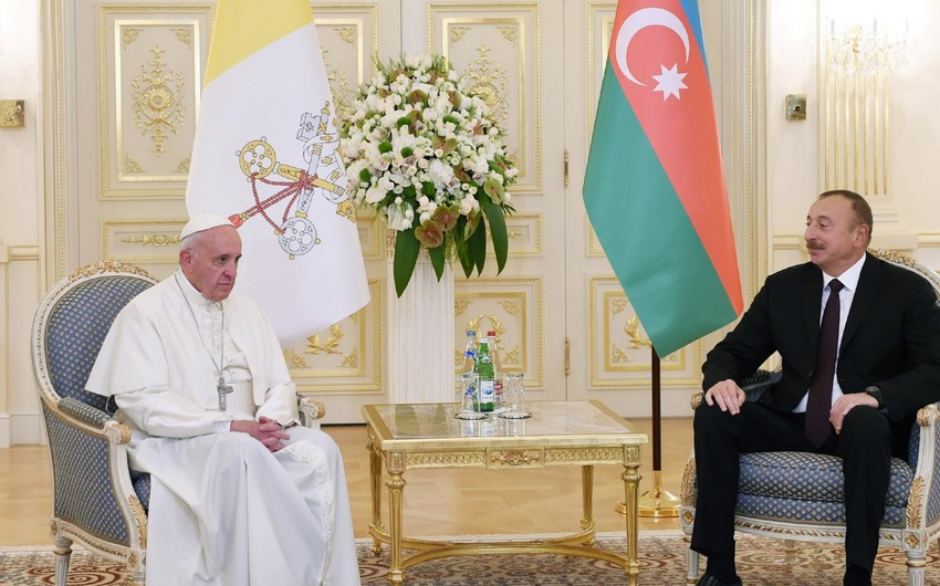 Azerbaijani President sends congratulatory letter to Pope Francis